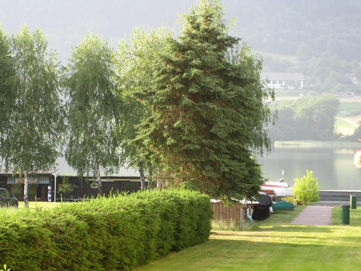 Kaernten Ossiacher See Apartment Zwei Zimmer Ferienwohnung Direkter Seezugang Strand Beheizte Schwimmhalle Bodensdorf Esterno foto